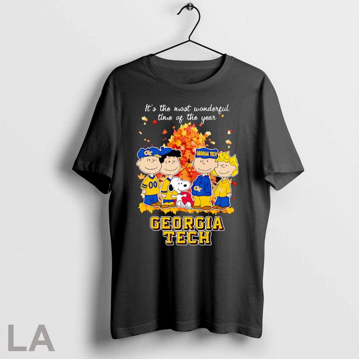 Original Peanuts Its The Most Wonderful Time Of The Year Georgia Tech Unisex T-shirt, Sweatshirt, Hoodie, Long Sleeve Tee - T-Shirt, Sweatshirt, Hoodie