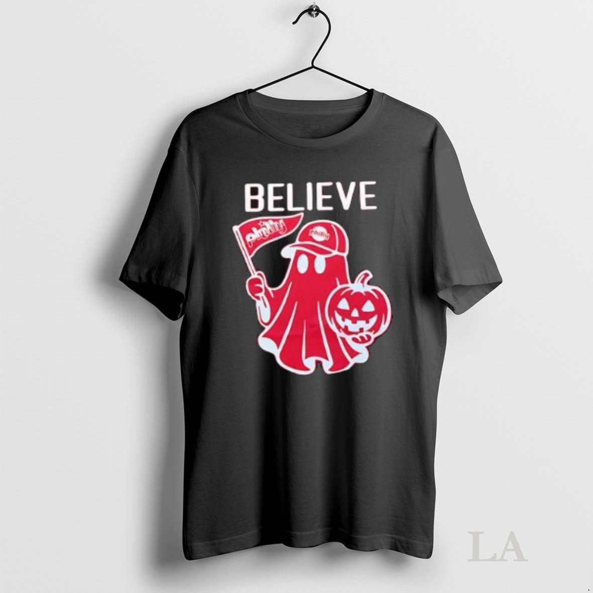 Original Philadelphia Phillies Halloween Pumpkin Believe Philly Ghost Unisex T-shirt, Sweatshirt, Hoodie, Long Sleeve Tee - T-Shirt, Sweatshirt, Hoodie