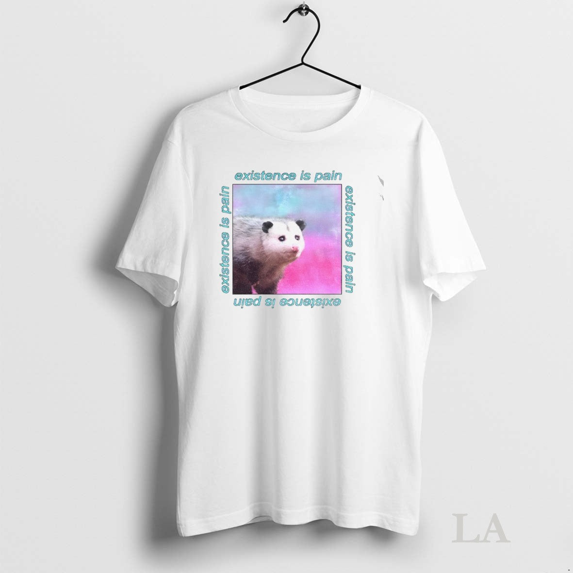 Original Possum Existence Is Pain Repeat Vintage Unisex T-shirt, Sweatshirt, Hoodie, Long Sleeve Tee - T-Shirt, Sweatshirt, Hoodie