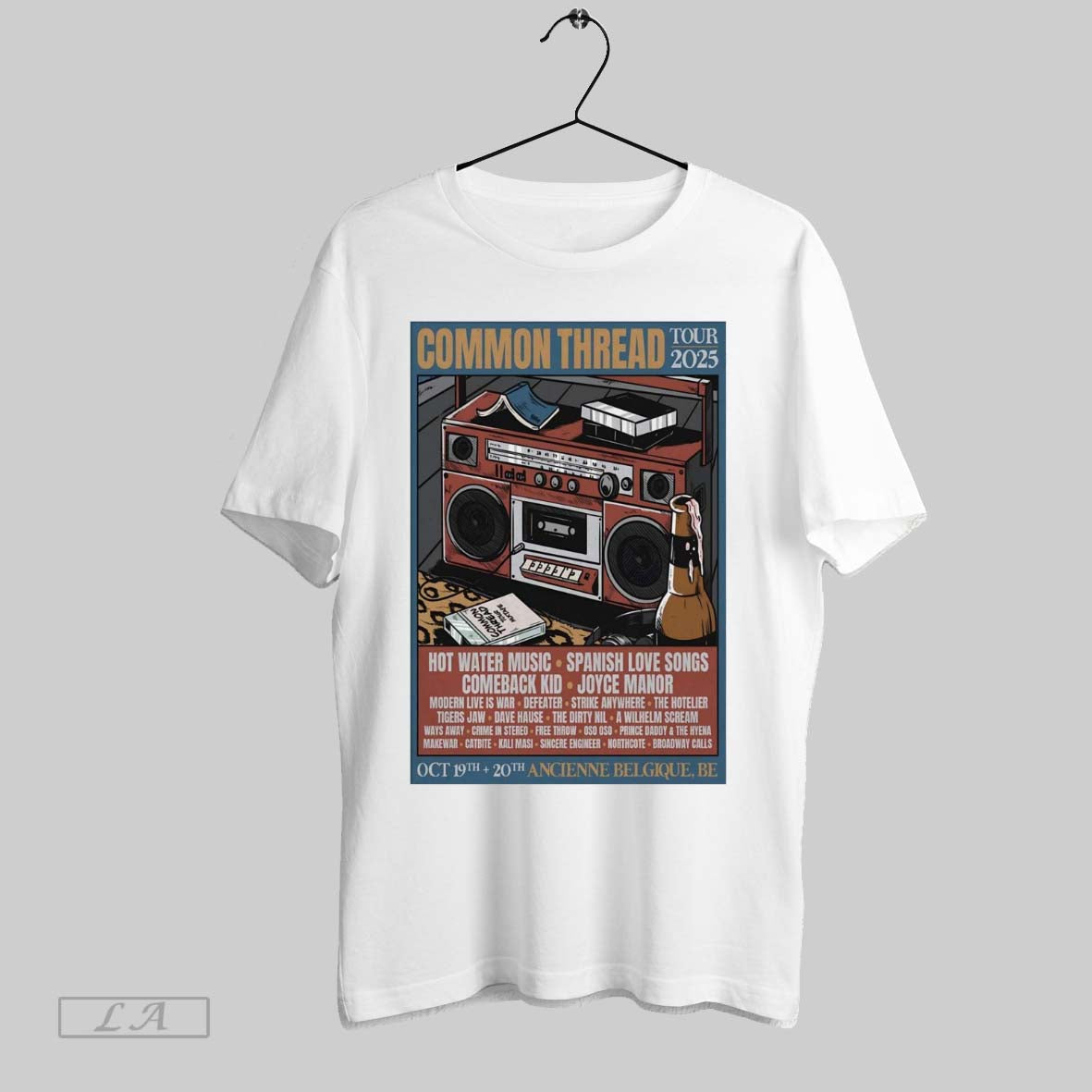 Original Poster Common Thread October 19 20 2025 The Ancienne Belgique In Brussels Belgium - T-Shirt, Sweatshirt, Hoodie