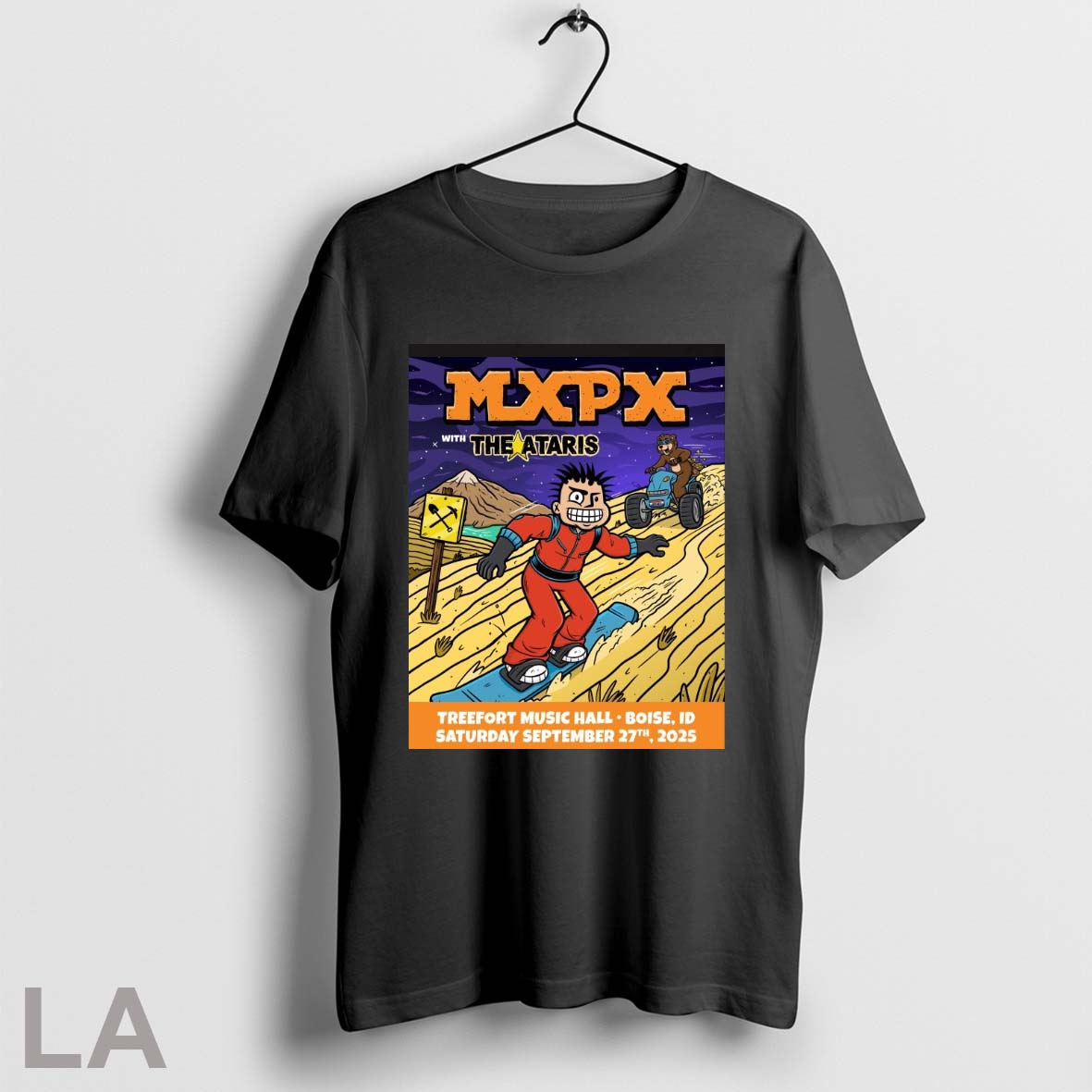 Original Poster Mxpx Treefort Music Hall In Boise Id Saturday September 27 2025 Unisex T-shirt, Sweatshirt, Hoodie, Long Sleeve Tee - T-Shirt, Sweatshirt, Hoodie
