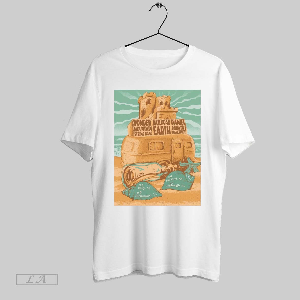 Original Poster Yonder Mountain String Band Daniel Donato Railroad Earth Tour September 4 7 2025 - T-Shirt, Sweatshirt, Hoodie