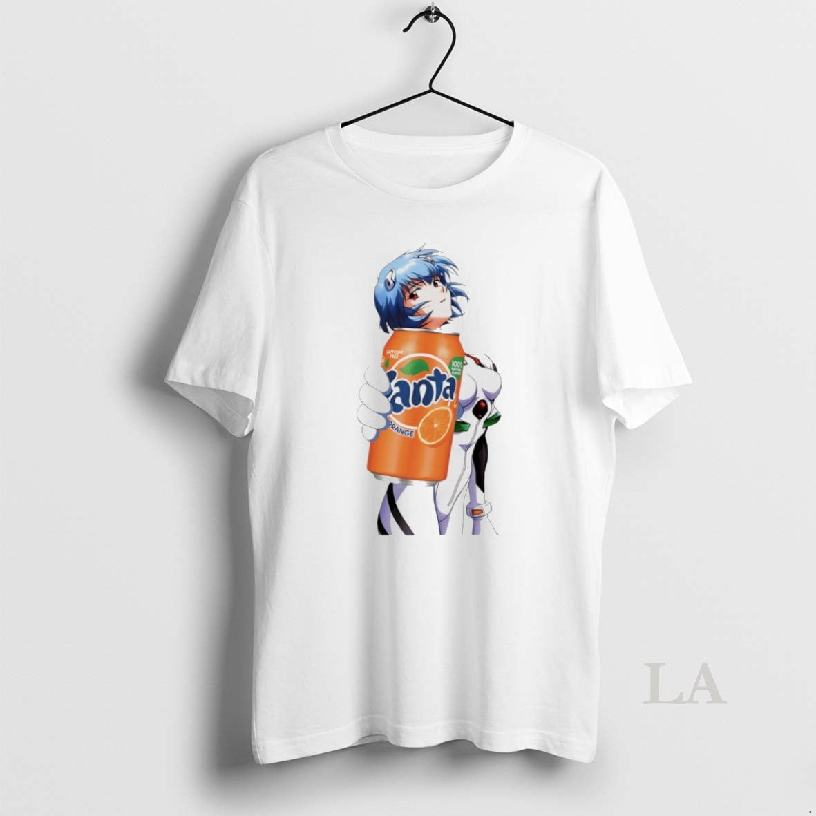 Original Rei Ayanami X Fanta Orange Unisex T-shirt, Sweatshirt, Hoodie, Long Sleeve Tee - T-Shirt, Sweatshirt, Hoodie