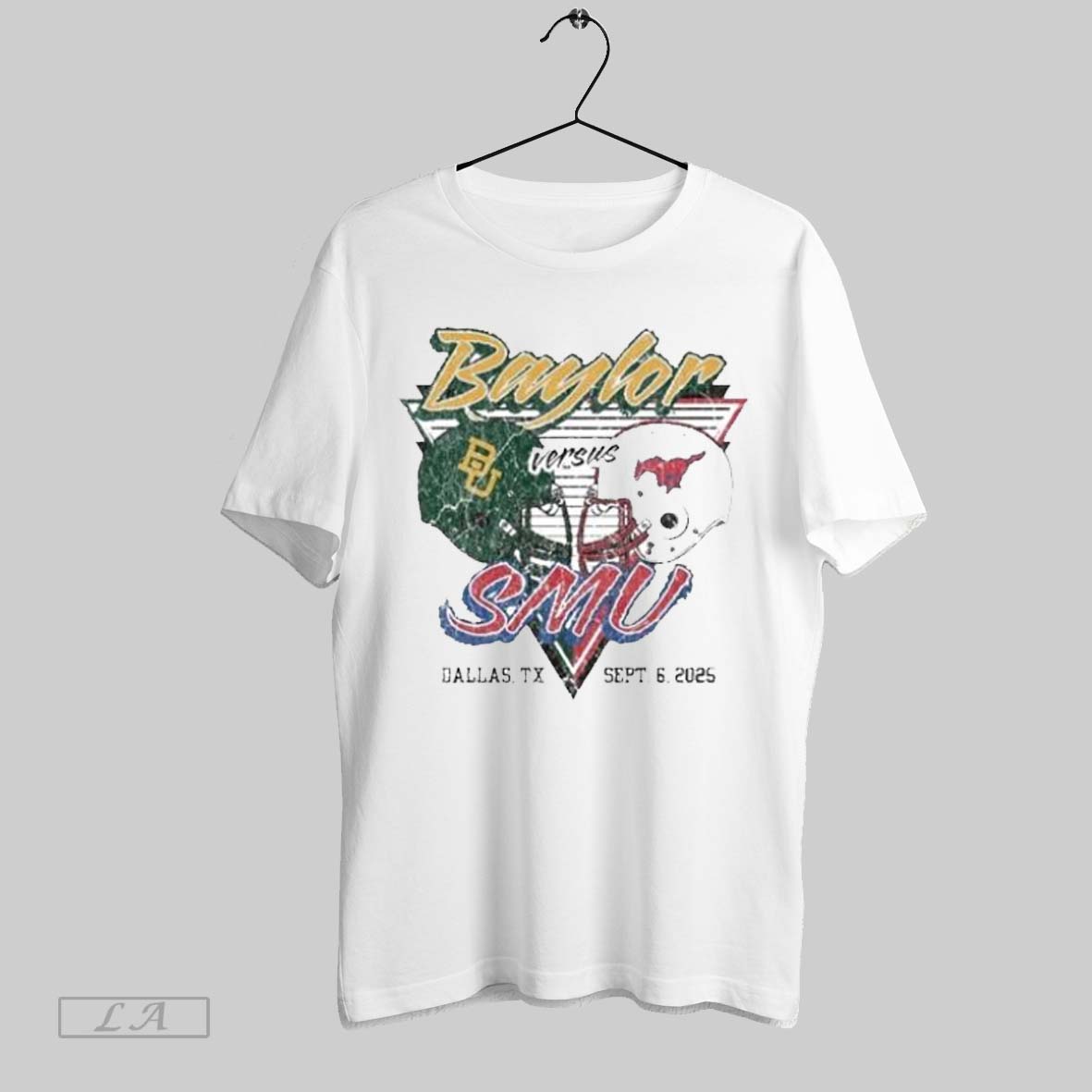 Original Smu Mustangs Vs Baylor Bears Dallas Tx Sept 6 2025 Unisex T-shirt, Sweatshirt, Hoodie, Long Sleeve Tee - T-Shirt, Sweatshirt, Hoodie
