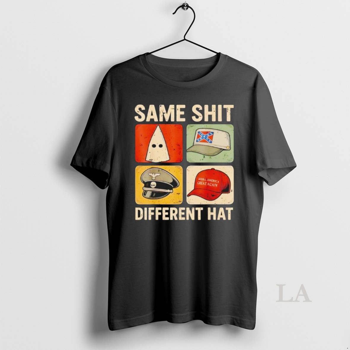 Original Same Shit Different Hat Kkk Confederate Flag Nazi Unisex T-shirt, Sweatshirt, Hoodie, Long Sleeve Tee - T-Shirt, Sweatshirt, Hoodie
