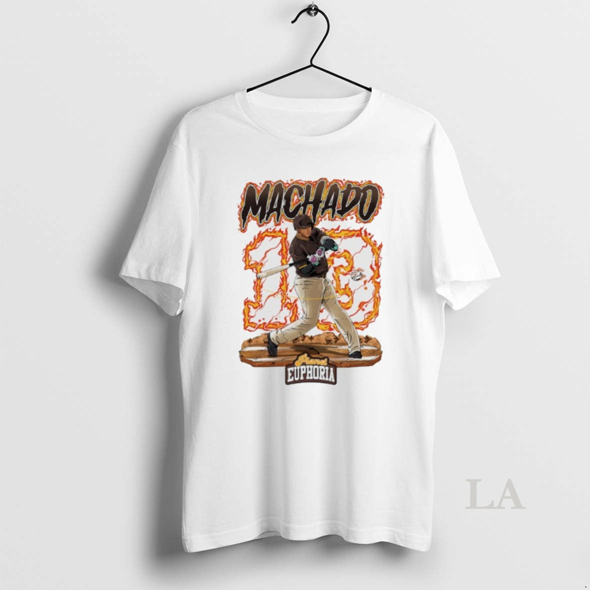 Original San Diego Padres Manny Machado 19 Player Fire Swing Unisex T-shirt, Sweatshirt, Hoodie, Long Sleeve Tee - T-Shirt, Sweatshirt, Hoodie