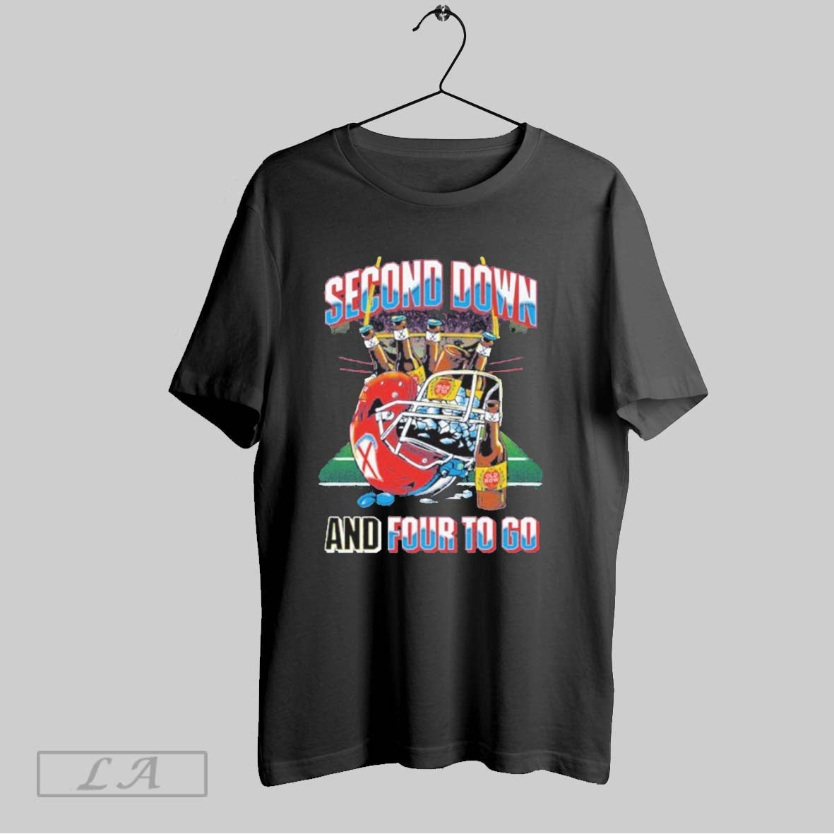 Original Second Down Beer And Four To Go Unisex T-shirt, Sweatshirt, Hoodie, Long Sleeve Tee - T-Shirt, Sweatshirt, Hoodie