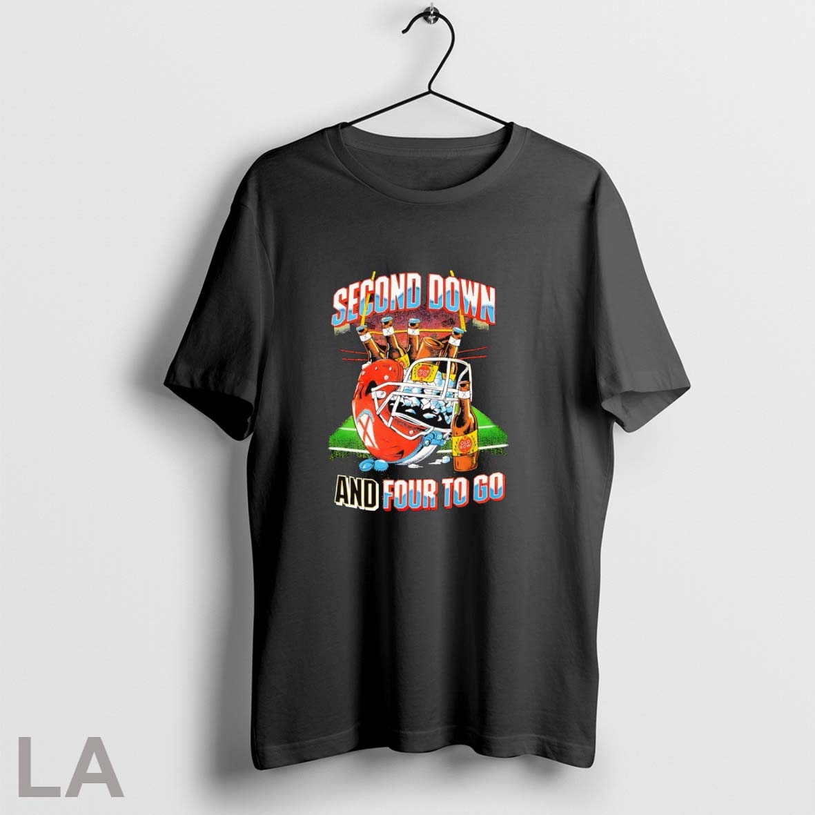Original Second Down And Four To Go Beer Helmet Football Unisex T-shirt, Sweatshirt, Hoodie, Long Sleeve Tee - T-Shirt, Sweatshirt, Hoodie