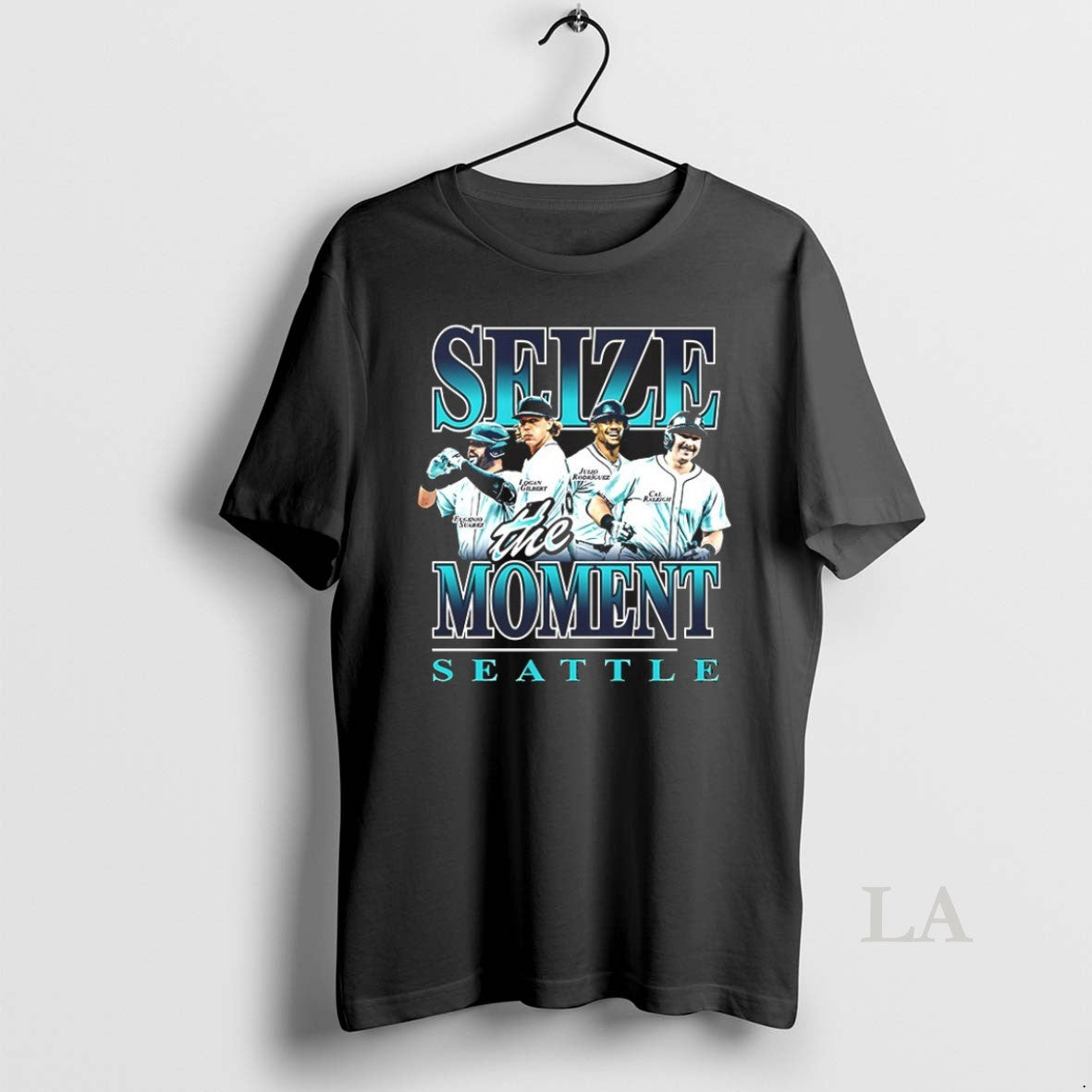 Original Seize The Moment Seattle Mariners Baseball Signature Unisex T-shirt, Sweatshirt, Hoodie, Long Sleeve Tee - T-Shirt, Sweatshirt, Hoodie