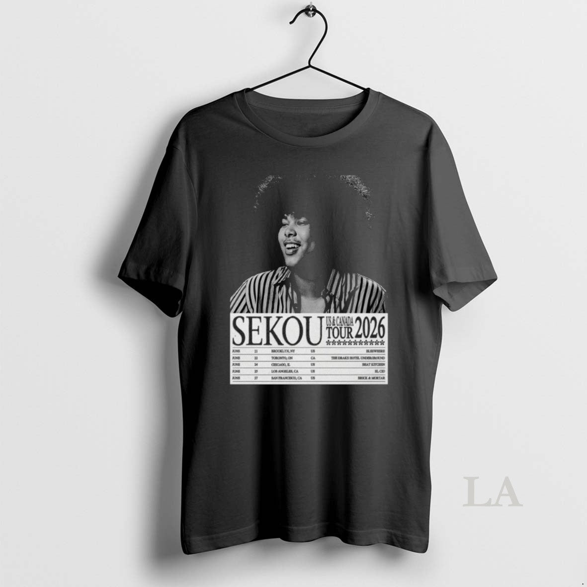 Original Sekou Us Canada Tour 2026 Unisex T-shirt, Sweatshirt, Hoodie, Long Sleeve Tee - T-Shirt, Sweatshirt, Hoodie