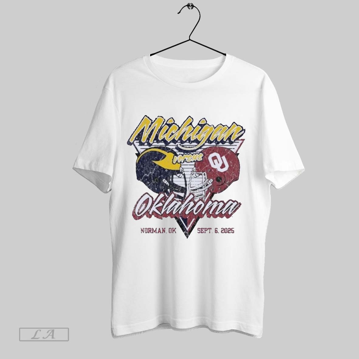 Original Sept 6 2025 Michigan Vs Oklahoma Unisex T-shirt, Sweatshirt, Hoodie, Long Sleeve Tee - T-Shirt, Sweatshirt, Hoodie