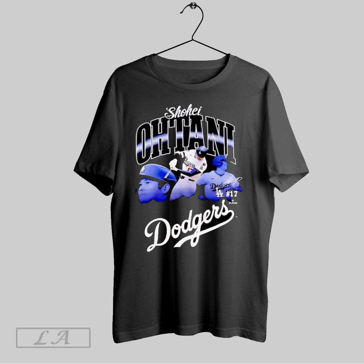 Original Shohei Ohtani Dodgers Baseball Player La 17 Signature Unisex T-shirt, Sweatshirt, Hoodie, Long Sleeve Tee - T-Shirt, Sweatshirt, Hoodie