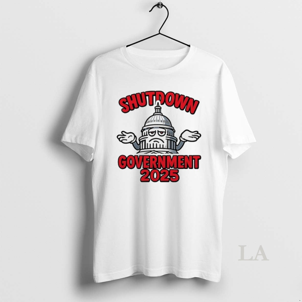 Original Shutdown Government White House Trump 2025 Unisex T-shirt, Sweatshirt, Hoodie, Long Sleeve Tee - T-Shirt, Sweatshirt, Hoodie