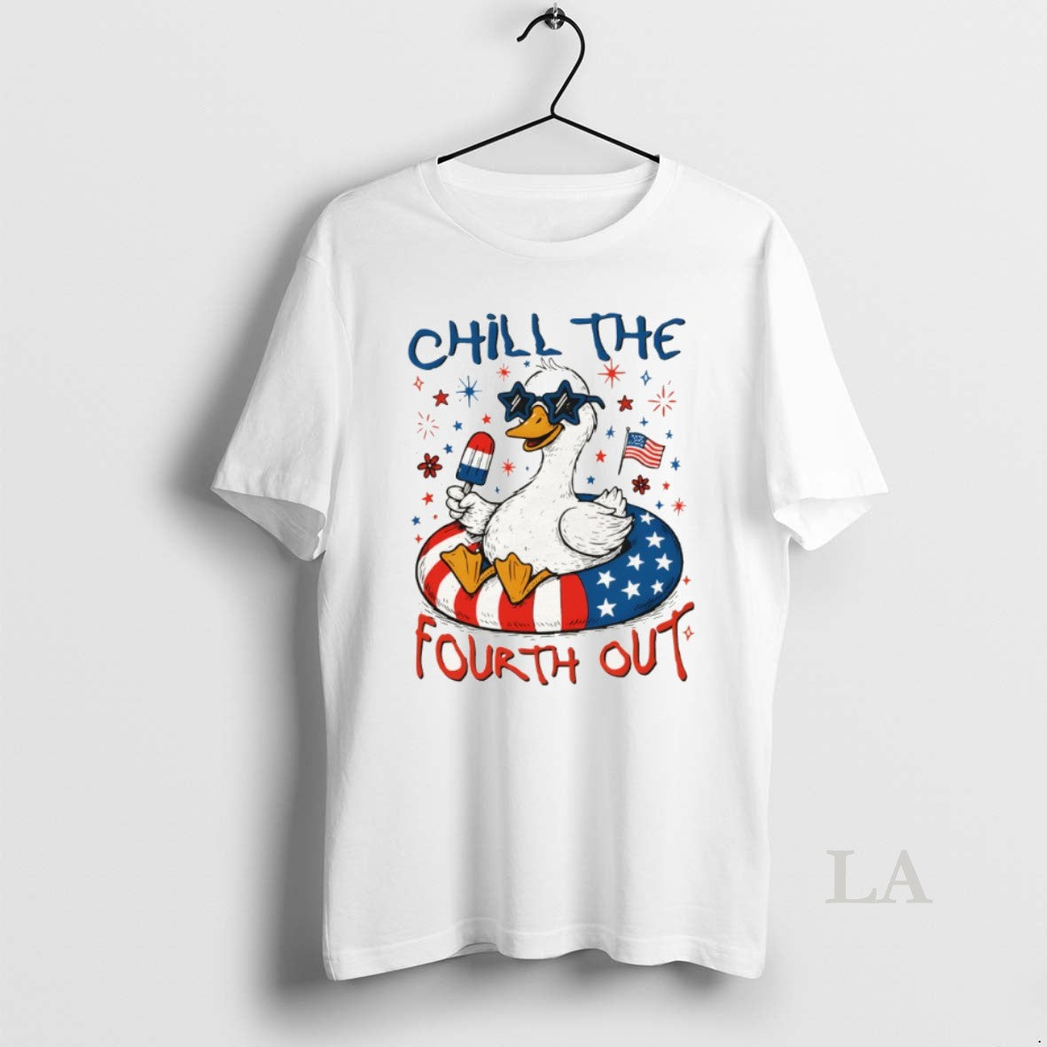 Original Silly Goose Chill The Fourth Out 4th Of July Unisex T-shirt, Sweatshirt, Hoodie, Long Sleeve Tee - T-Shirt, Sweatshirt, Hoodie