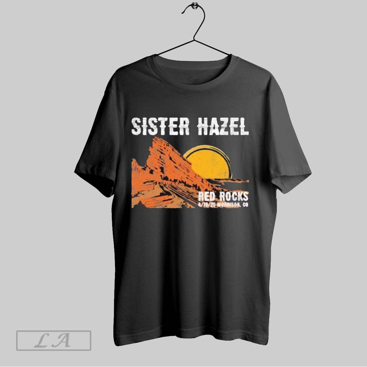 Original Sister Hazel Morrison Co Red Rocks 2025 Unisex T-shirt, Sweatshirt, Hoodie, Long Sleeve Tee - T-Shirt, Sweatshirt, Hoodie