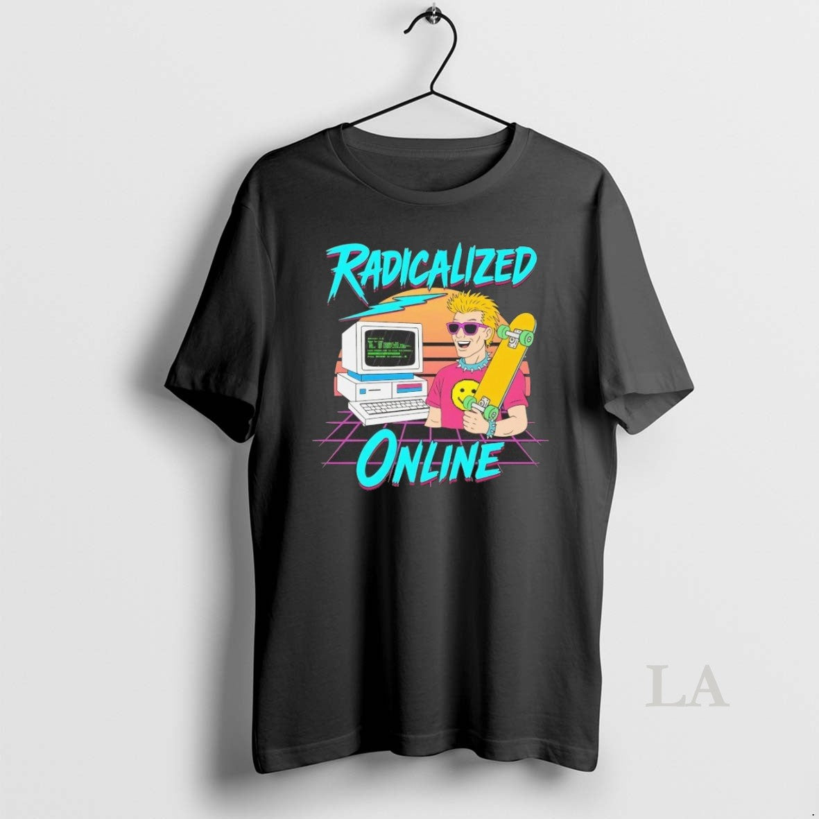 Original Skating Boy Radicalized Online Retro 80s Unisex T-shirt, Sweatshirt, Hoodie, Long Sleeve Tee - T-Shirt, Sweatshirt, Hoodie
