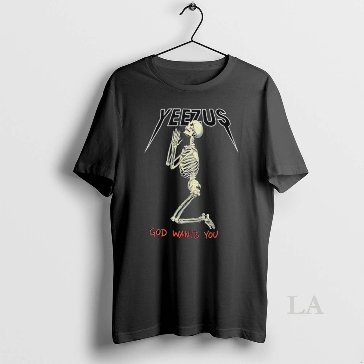 Original Skeleton Pray Yeezus God Wants You Unisex T-shirt, Sweatshirt, Hoodie, Long Sleeve Tee - T-Shirt, Sweatshirt, Hoodie