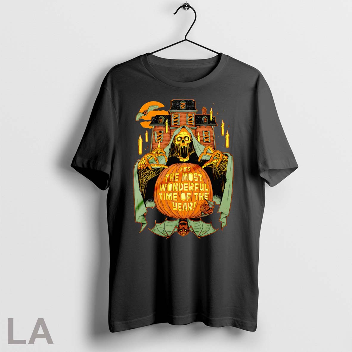 Original Skeleton Pumpkin Its The Most Wonderful Time Of The Year 2025 Unisex T-shirt, Sweatshirt, Hoodie, Long Sleeve Tee - T-Shirt, Sweatshirt, Hoodie