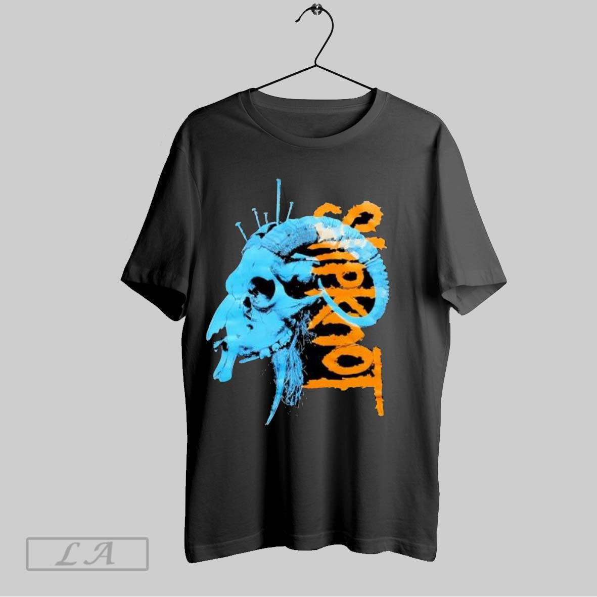 Original Slipknot Ram Skull Nails Unisex T-shirt, Sweatshirt, Hoodie, Long Sleeve Tee - T-Shirt, Sweatshirt, Hoodie