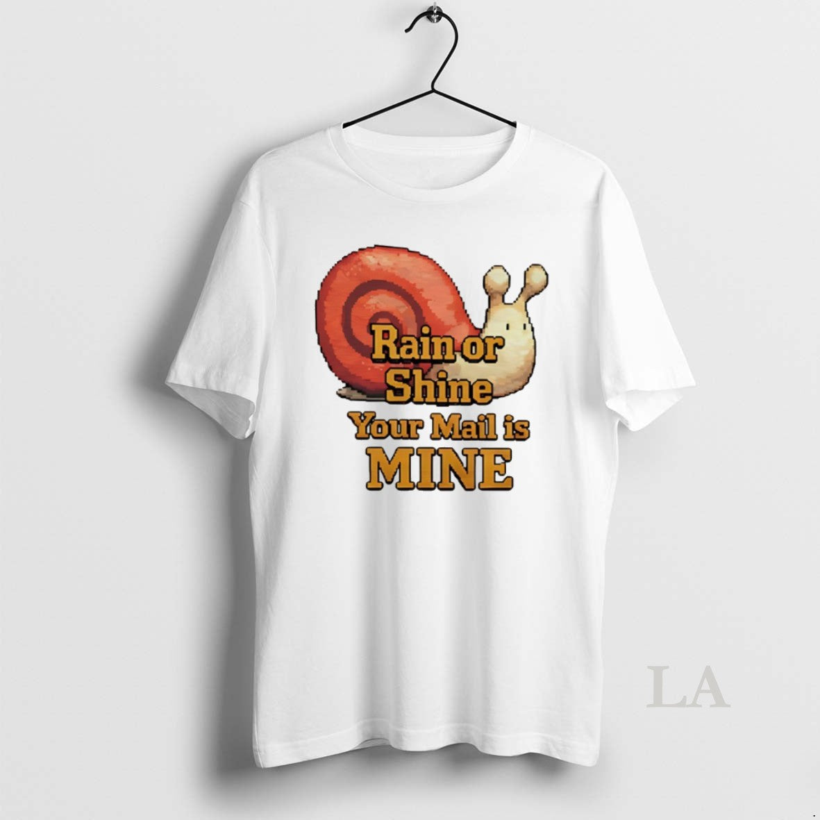 Original Snail Rain Or Shine You Mail Is Mine Unisex T-shirt, Sweatshirt, Hoodie, Long Sleeve Tee - T-Shirt, Sweatshirt, Hoodie