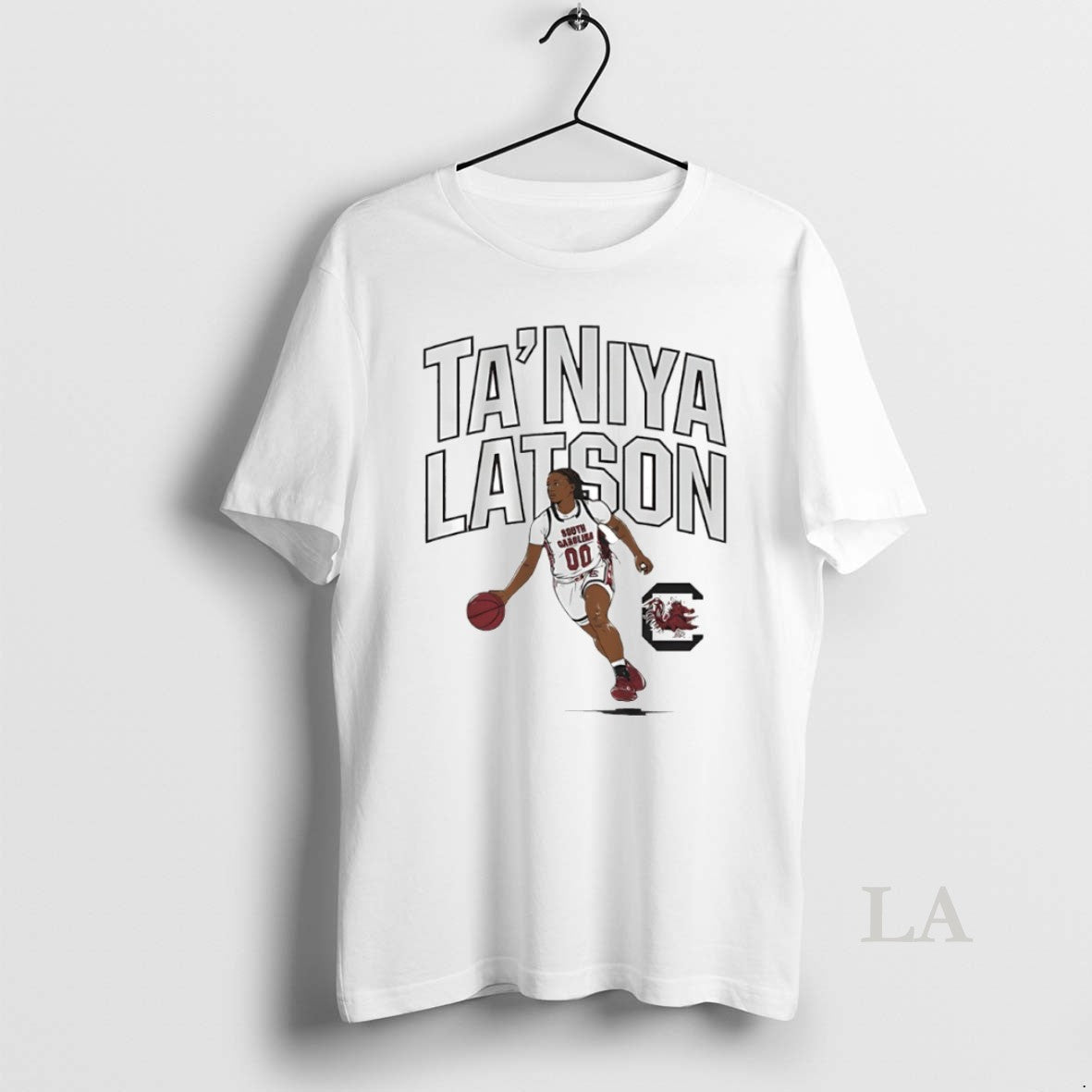 Original South Carolina Gamecocks Basketball Taniya Latson Player Pose Circle - T-Shirt, Sweatshirt, Hoodie