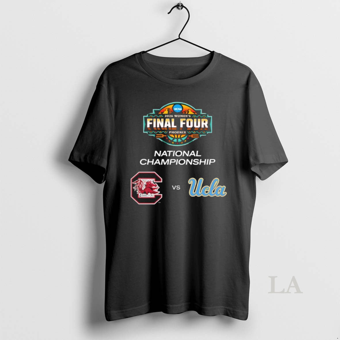 Original South Carolina Gamecocks Vs Ucla Bruins 2026 Ncaa Womens Basketball National Championship Matchup - T-Shirt, Sweatshirt, Hoodie
