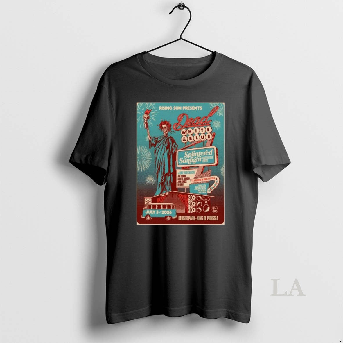 Original Splintered Sunlight July 3 2026 King Of Prussia Heuser Park Unisex T-shirt, Sweatshirt, Hoodie, Long Sleeve Tee - T-Shirt, Sweatshirt, Hoodie