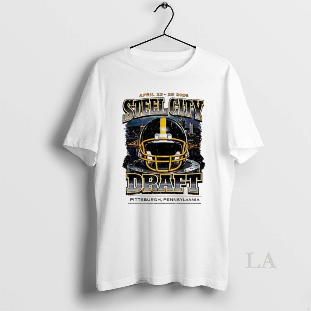 Original Steel City Draft Pittsburgh Pennsylvania 2026 Helmet Unisex T-shirt, Sweatshirt, Hoodie, Long Sleeve Tee - T-Shirt, Sweatshirt, Hoodie