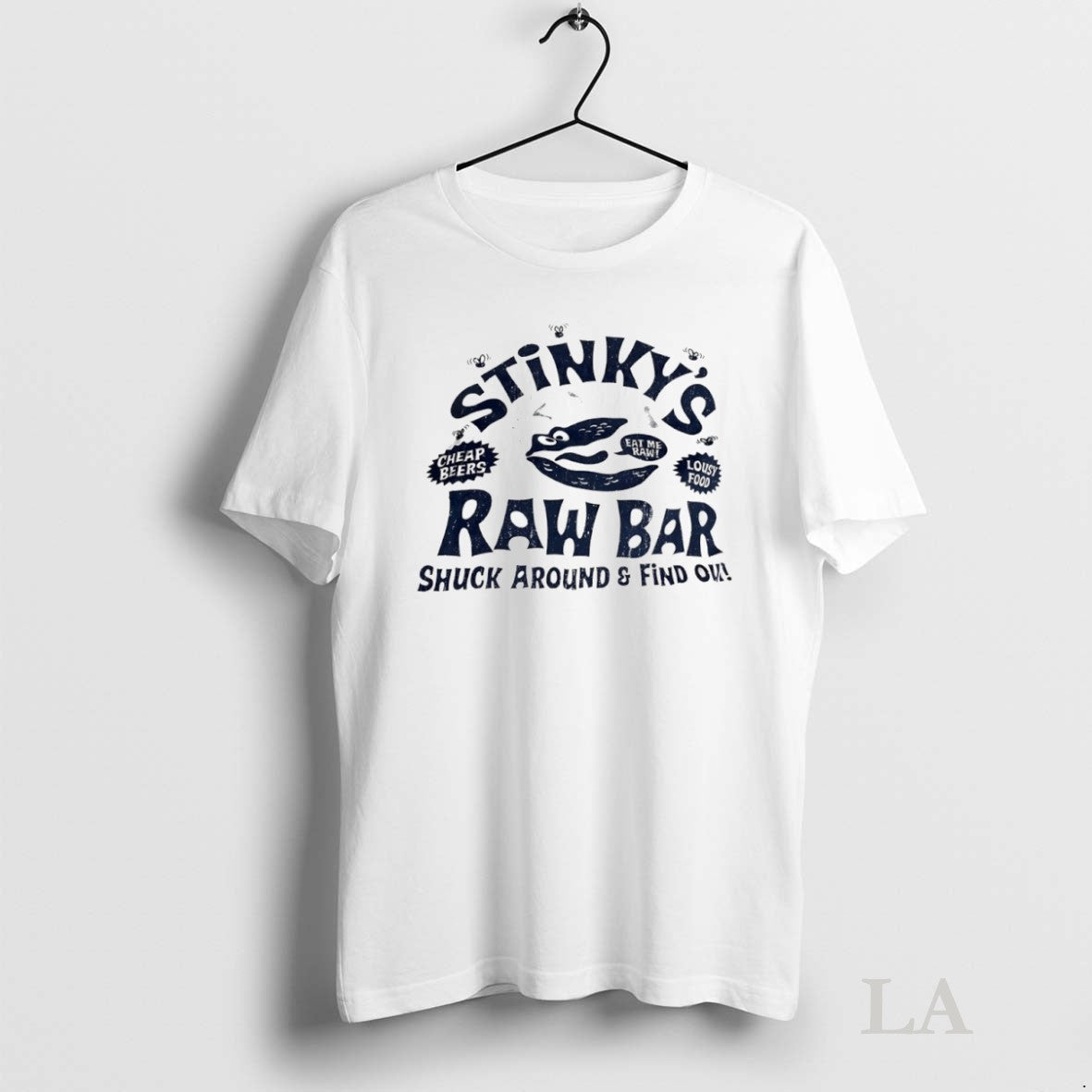 Original Stinkys Raw Bar Shuck Around And Find Out Unisex T-shirt, Sweatshirt, Hoodie, Long Sleeve Tee - T-Shirt, Sweatshirt, Hoodie
