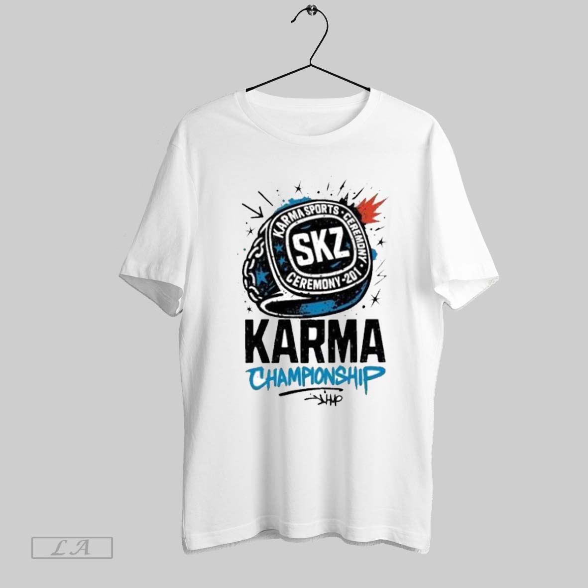 Original Stray Kids Karma Stray Kids Domiate World Tour 2025 Unisex T-shirt, Sweatshirt, Hoodie, Long Sleeve Tee - T-Shirt, Sweatshirt, Hoodie