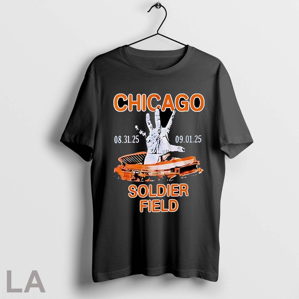 Original System Of A Down 2025 Soldier Field Chicago Stadium Hand Unisex T-shirt, Sweatshirt, Hoodie, Long Sleeve Tee - T-Shirt, Sweatshirt, Hoodie