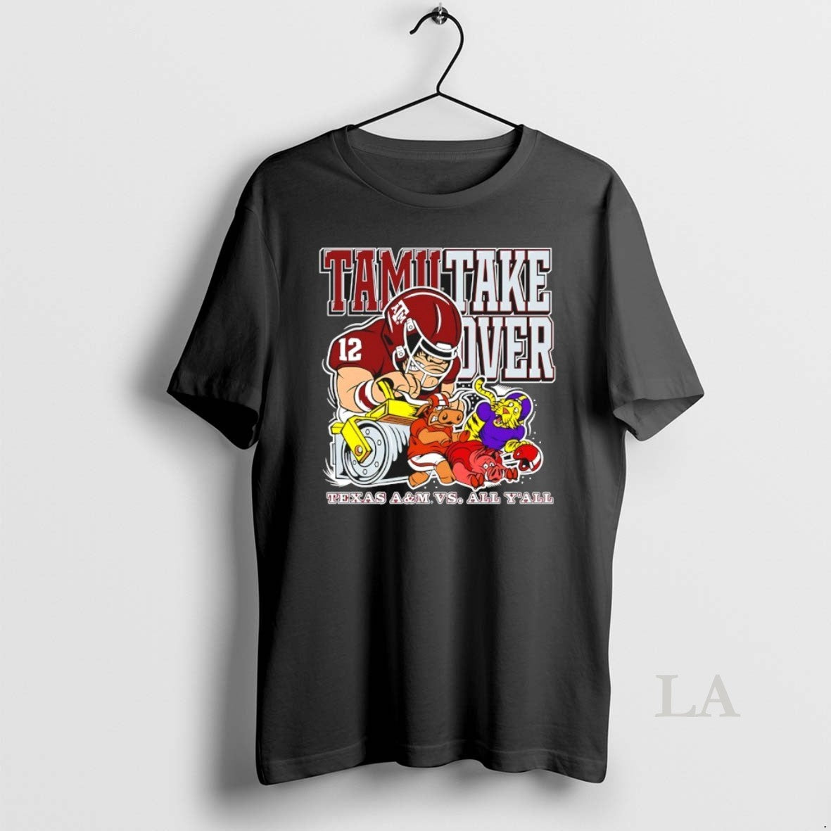 Original Tamu Takeover Texas A And M Aggies Vs All Yall Mascot - T-Shirt, Sweatshirt, Hoodie
