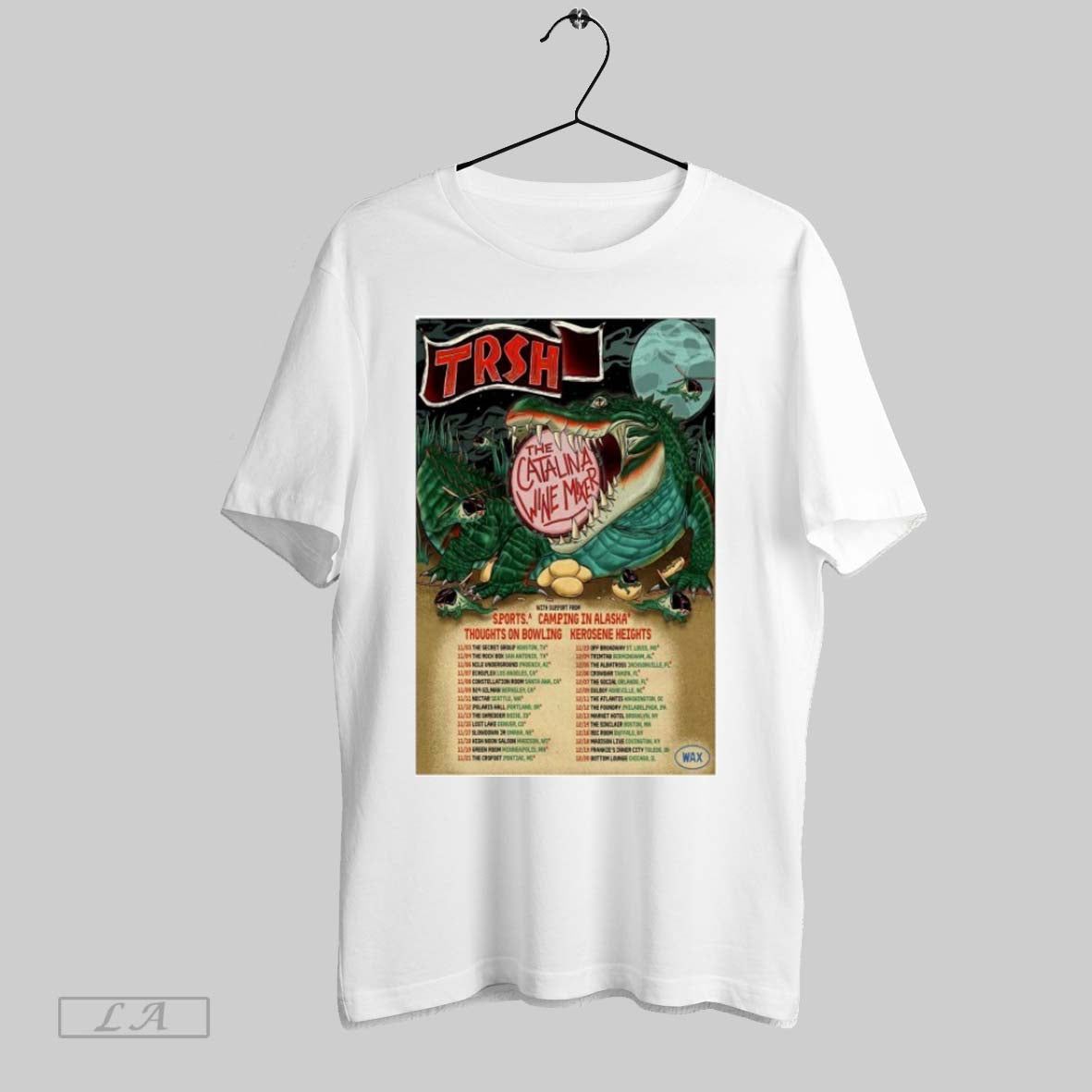 Original Trsh The Catalina Wine Mixer 2025 Tour Dates Unisex T-shirt, Sweatshirt, Hoodie, Long Sleeve Tee - T-Shirt, Sweatshirt, Hoodie