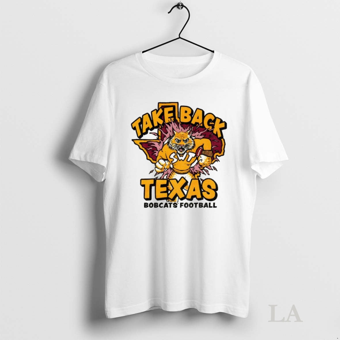 Original Take Back Texas Bobcats Football Mascot 2025 Unisex T-shirt, Sweatshirt, Hoodie, Long Sleeve Tee - T-Shirt, Sweatshirt, Hoodie