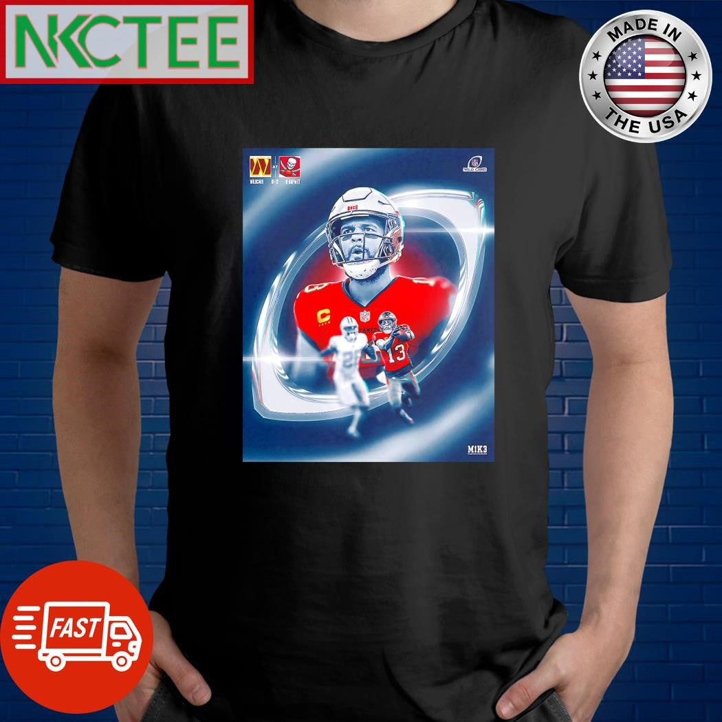Original Tampa Bay Buccaneers Vs Washington Commanders 12 1 2025 NFC Wild Card shirt Unisex T-shirt, Sweatshirt, Hoodie, Long Sleeve Tee - T-Shirt, Sweatshirt, Hoodie