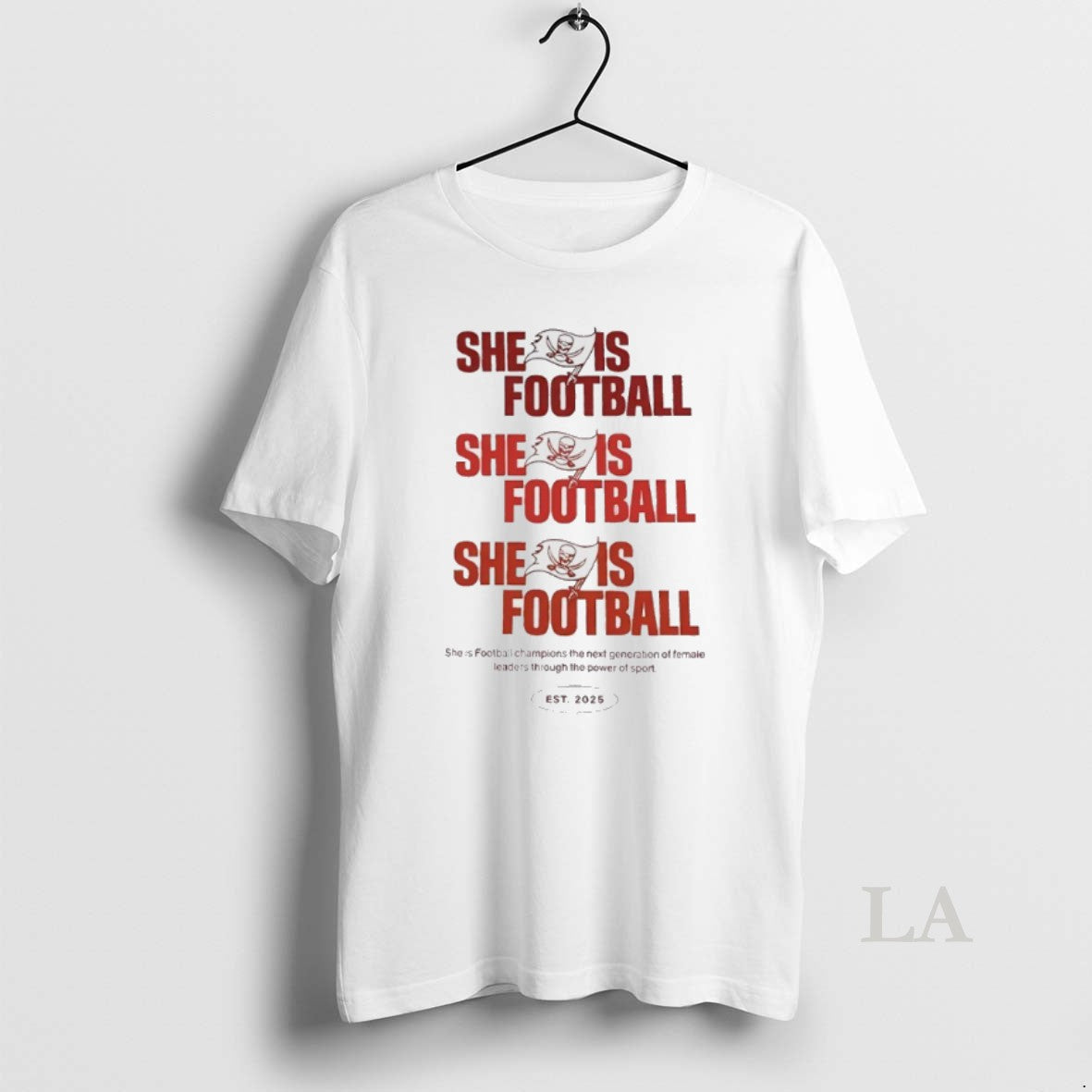 Original Tampa Bay Buccaneers She Is Football 2025 - T-Shirt, Sweatshirt, Hoodie