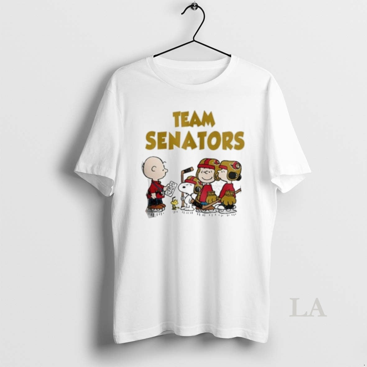 Original Team Ottawa Senators Peanuts Hockey - T-Shirt, Sweatshirt, Hoodie
