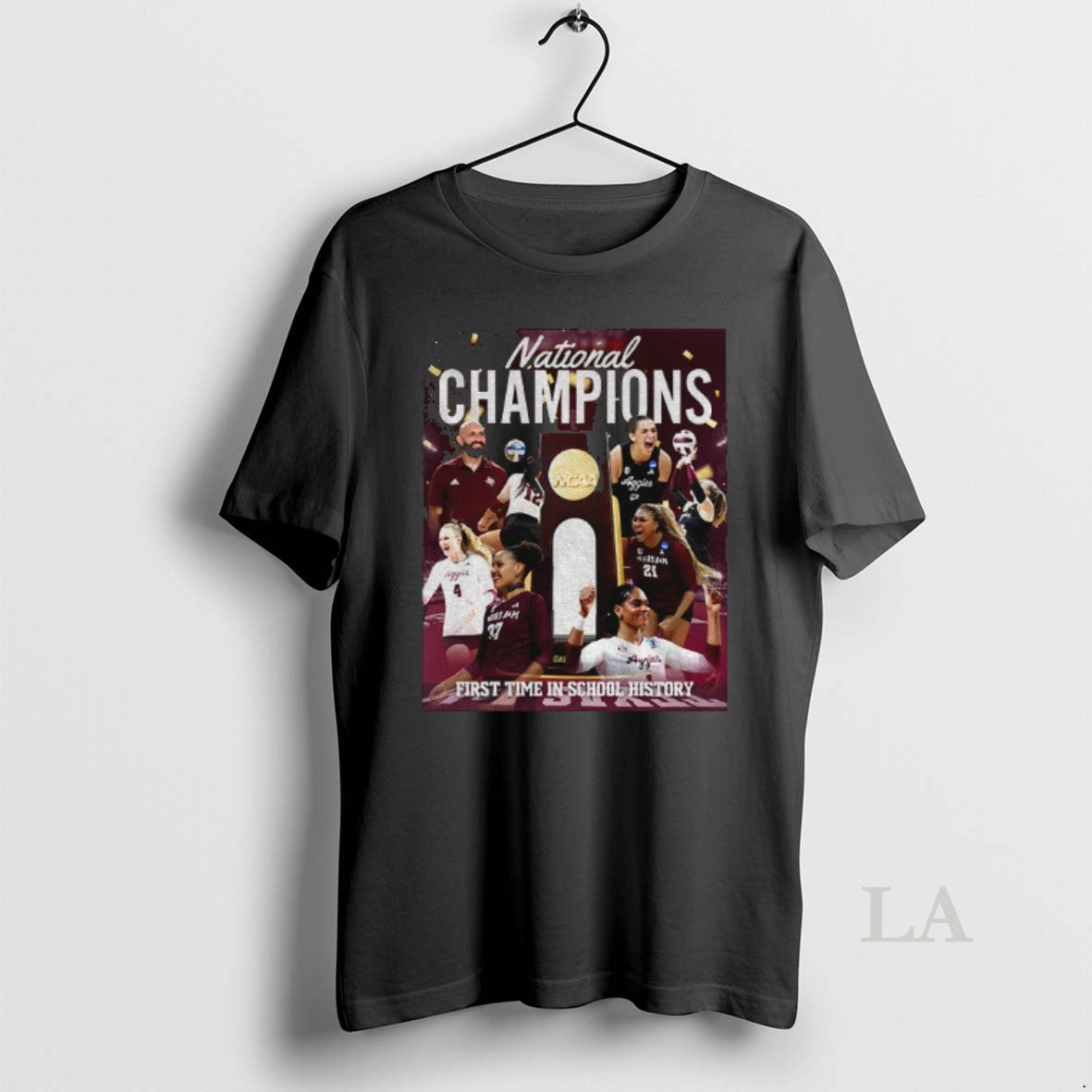 Original Texas Am Aggies 2025 Ncaa National Womens Volleyball Champions First Time In School History - T-Shirt, Sweatshirt, Hoodie