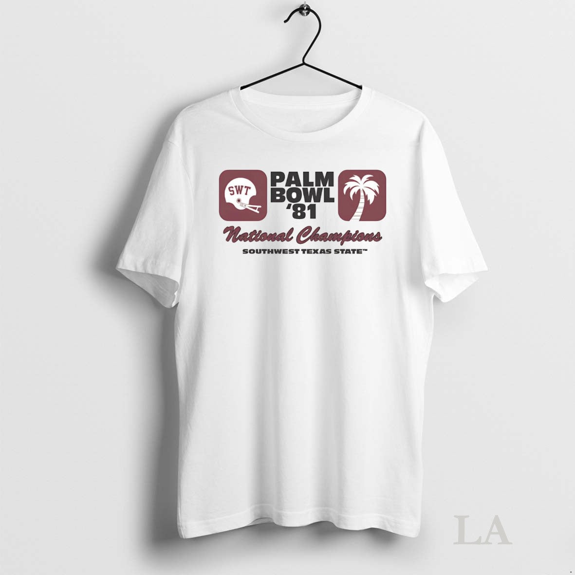 Original Texas State Palm Bowl 1981 National Championship Ringer Unisex T-shirt, Sweatshirt, Hoodie, Long Sleeve Tee - T-Shirt, Sweatshirt, Hoodie