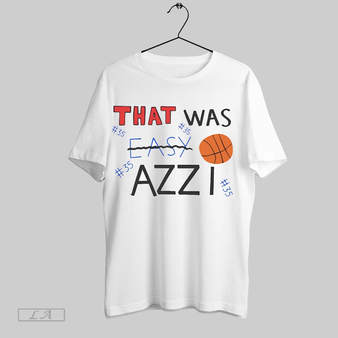 Original That Was Azzi White Poster Unisex T-shirt, Sweatshirt, Hoodie, Long Sleeve Tee - T-Shirt, Sweatshirt, Hoodie