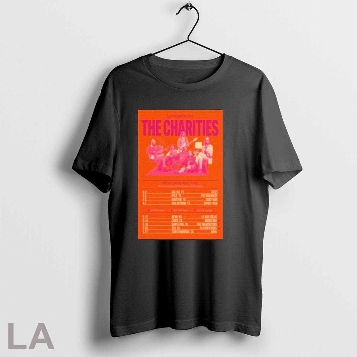 Original The Charities September 2025 Socal Souldies Tour Unisex T-shirt, Sweatshirt, Hoodie, Long Sleeve Tee - T-Shirt, Sweatshirt, Hoodie