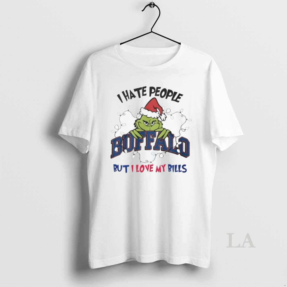 Original The Grinch I Hate People Buffalo But I Love My Bills - T-Shirt, Sweatshirt, Hoodie