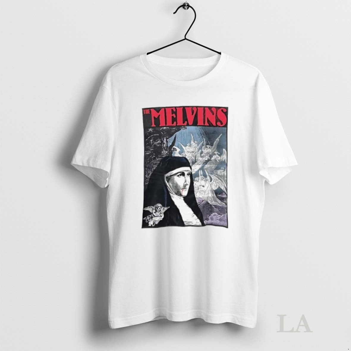 Original The Melvins The Nun Graphic Vintage Unisex T-shirt, Sweatshirt, Hoodie, Long Sleeve Tee - T-Shirt, Sweatshirt, Hoodie