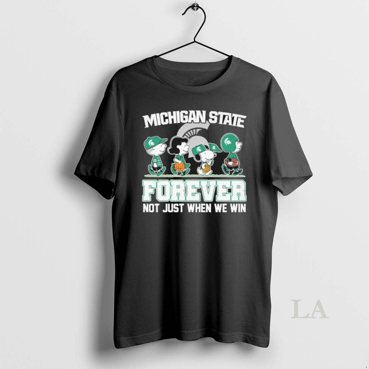Original The Peanuts Characters X Michigan State Spartans Basketball Unisex T-shirt, Sweatshirt, Hoodie, Long Sleeve Tee - T-Shirt, Sweatshirt, Hoodie
