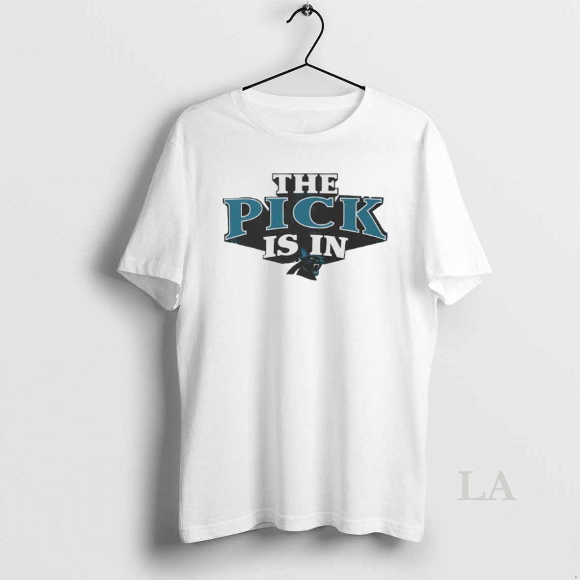 Original The Pick Is In Carolina Panthers 2026 Unisex T-shirt, Sweatshirt, Hoodie, Long Sleeve Tee - T-Shirt, Sweatshirt, Hoodie