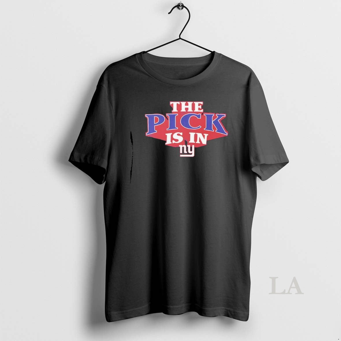 Original The Pick Is In New York Giants 2026 Unisex T-shirt, Sweatshirt, Hoodie, Long Sleeve Tee - T-Shirt, Sweatshirt, Hoodie