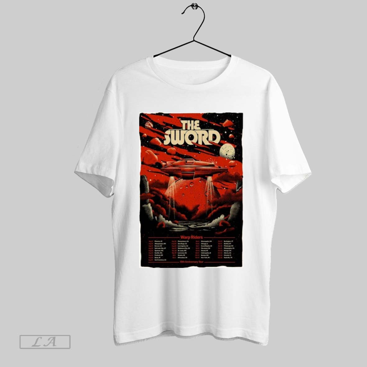 Original The Sword Tour 2025 15th Anniversary Of Warp Riders Unisex T-shirt, Sweatshirt, Hoodie, Long Sleeve Tee - T-Shirt, Sweatshirt, Hoodie