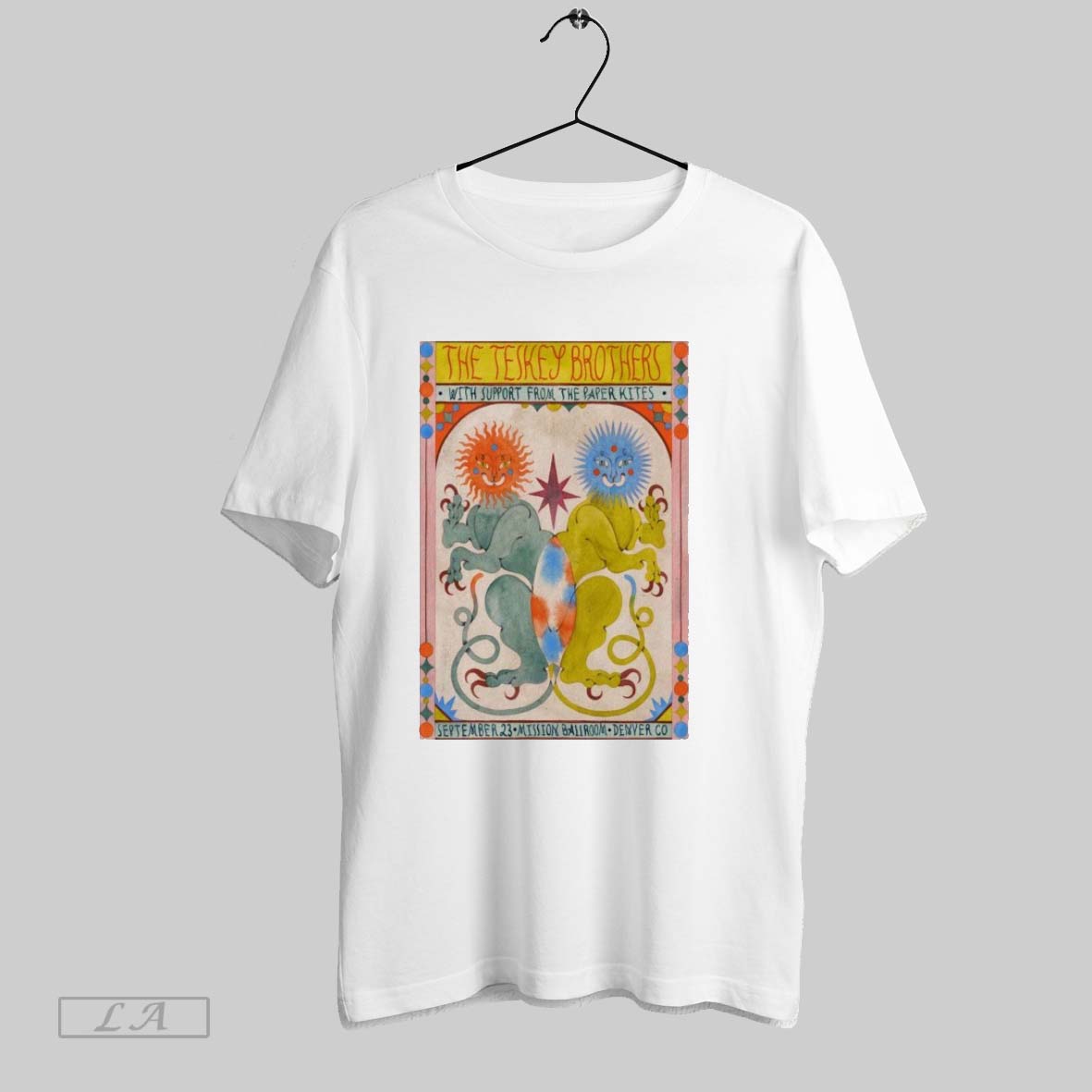 Original The Teskey Brothers Support From The Paper Kites Sept 23 2025 Denver Co Unisex T-shirt, Sweatshirt, Hoodie, Long Sleeve Tee - T-Shirt, Sweatshirt, Hoodie