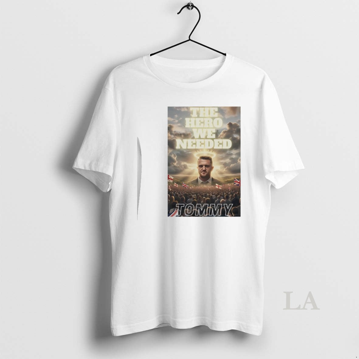 Original The Hero We Needed Tommy Robinson Photo Unisex T-shirt, Sweatshirt, Hoodie, Long Sleeve Tee - T-Shirt, Sweatshirt, Hoodie