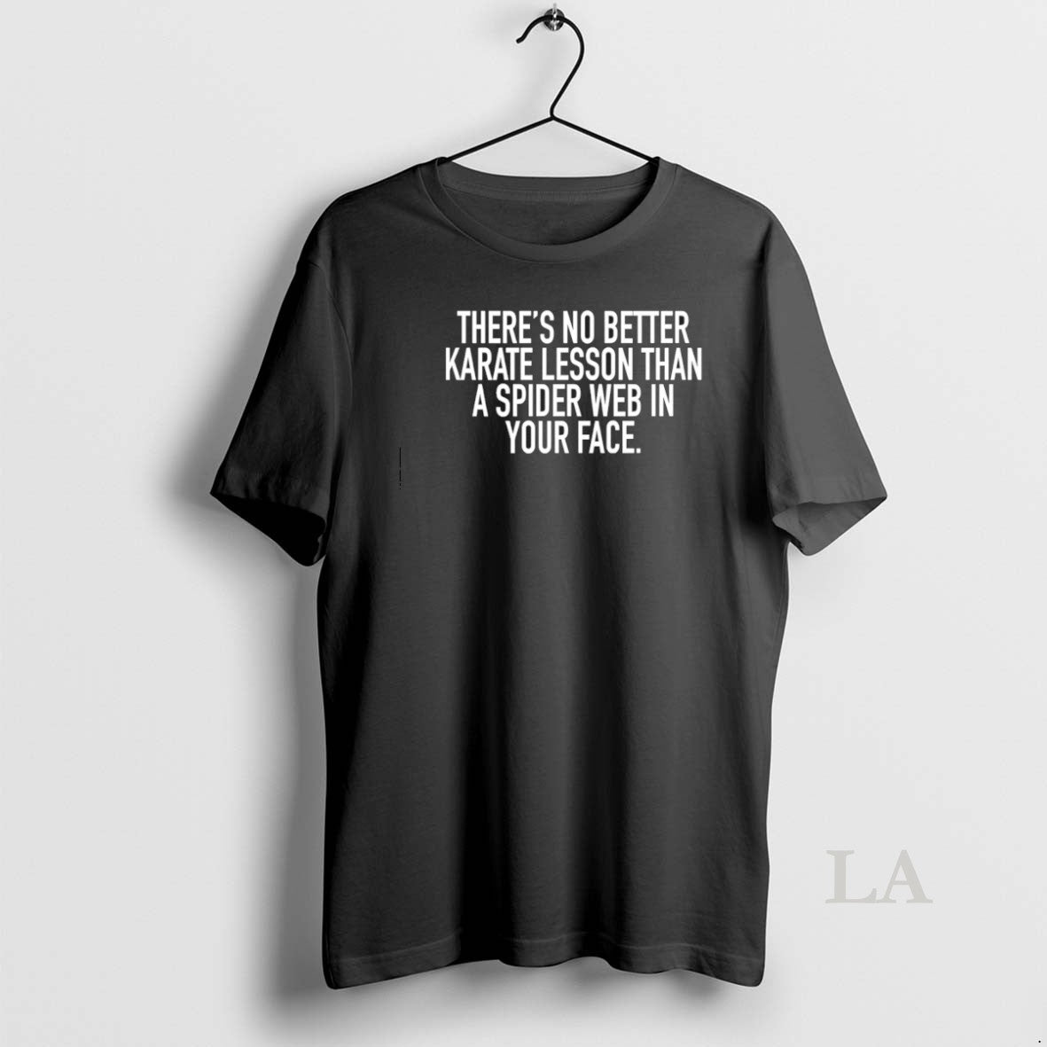 Original Theres No Better Karate Lesson Than A Spider Web In Your Face Unisex T-shirt, Sweatshirt, Hoodie, Long Sleeve Tee - T-Shirt, Sweatshirt, Hoodie